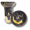 Infiny Bowl black Cazoleta Artesanal | Barro Blanco | Compatible Provost